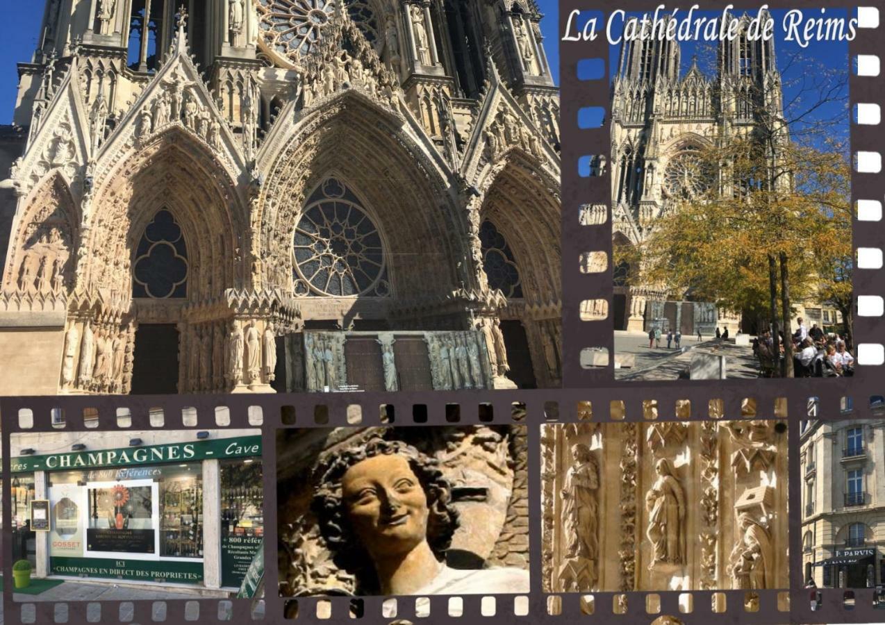 Bedinreims "Burgundy Bottle" 110M2 Exceptional, 4 Chambres Doubles, 2 Bain, Free Park & Wifi, Tout Equipe Zewnętrze zdjęcie